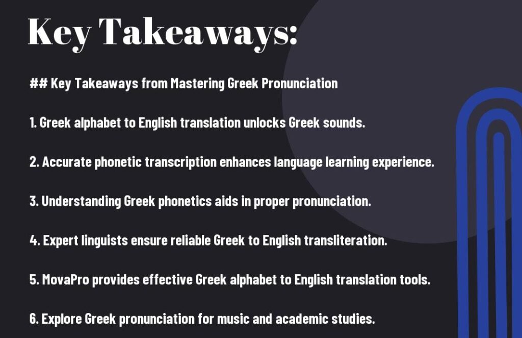 Mastering Greek Pronunciation: A Guide to Greek to English Transliteration